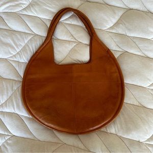 Anthropologie Julien Leather Round Tote